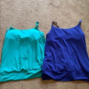 Under Armour tank tops with built in padded bra